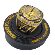FFL Championship Ring - Gold Finish | GOLD Fantasy Football Champ Ring - No Year