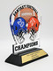 2021 Fantasy Football Champion Acrylic Trophy | Engraved 2021 FFL Championship Award - 6 Inch Tall