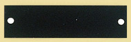 Engraved Plate | Black Brass Engraving Plate - 2.75" x .875" 