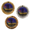 Disc Golf World Class Medal - Gold, Silver or Bronze | Engraved Disc Golf Medallion - 3 Inch Wide 