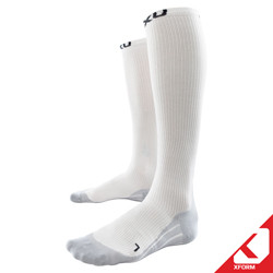2XU Women's Compression Race Sock (White/Grey Small)