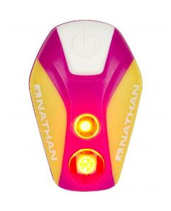 Nathan StrobeLight - Luce LED Stroboscopica Per Corsa, 8 Lumen, Impermeabile IPX4, Batteria Inclusa