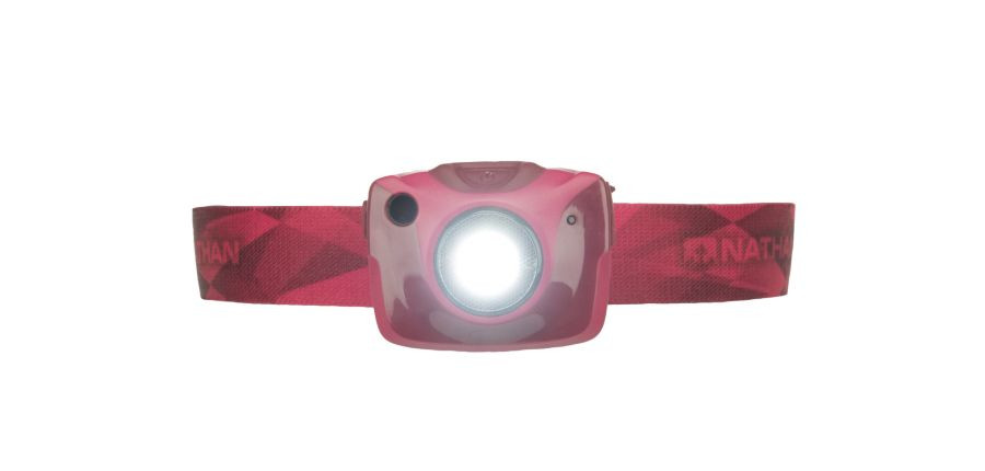 NATHAN NEBULA FIRE ヘッドランプ Crossover Kit付 Nathan Nebula Fire Headlamp - Rio Red - RunJunk.com