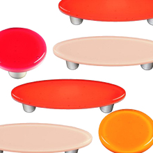 Aquila Art Glass Circles Ovals Collection