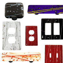 Aquila Art Glass Mardi Gras Collection