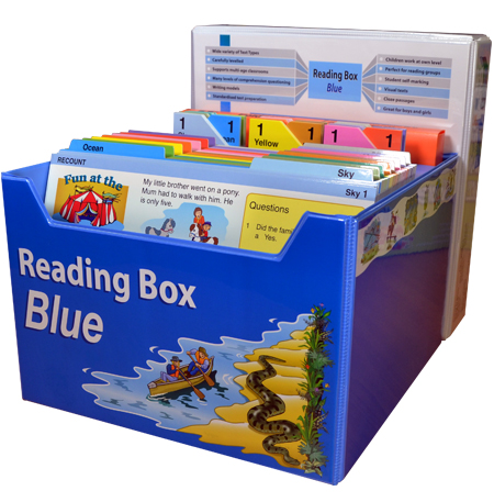 Image result for reading blue box