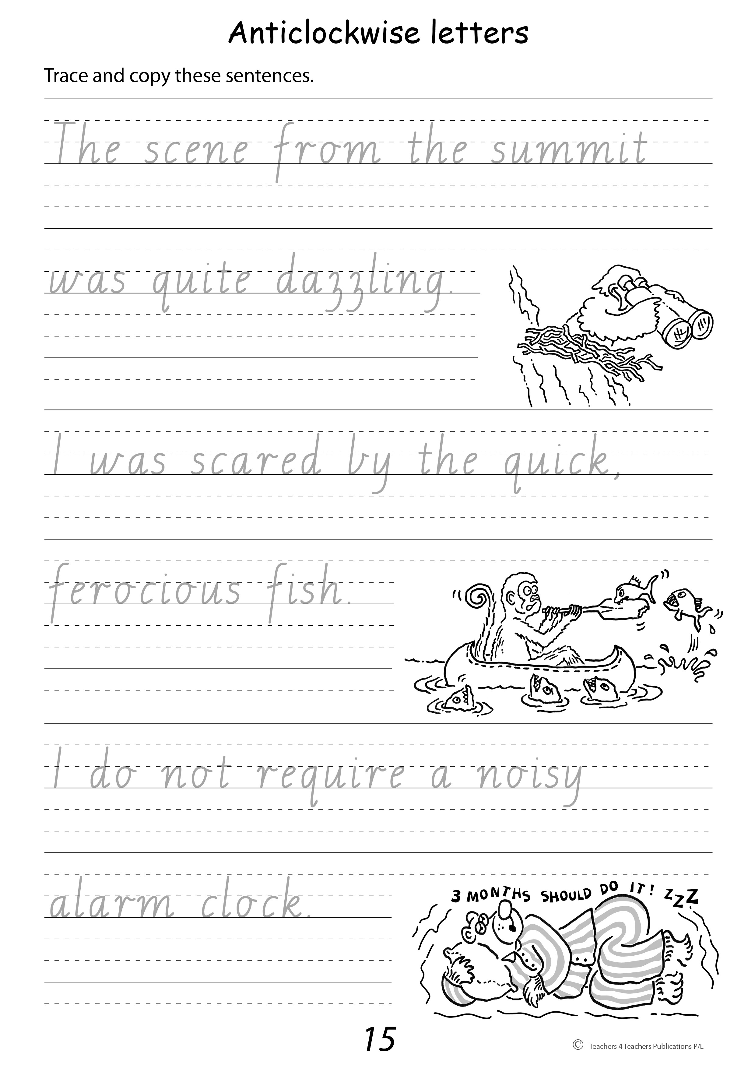 handwriting conventions victoria teachers 4 teachers publications pty ltd
