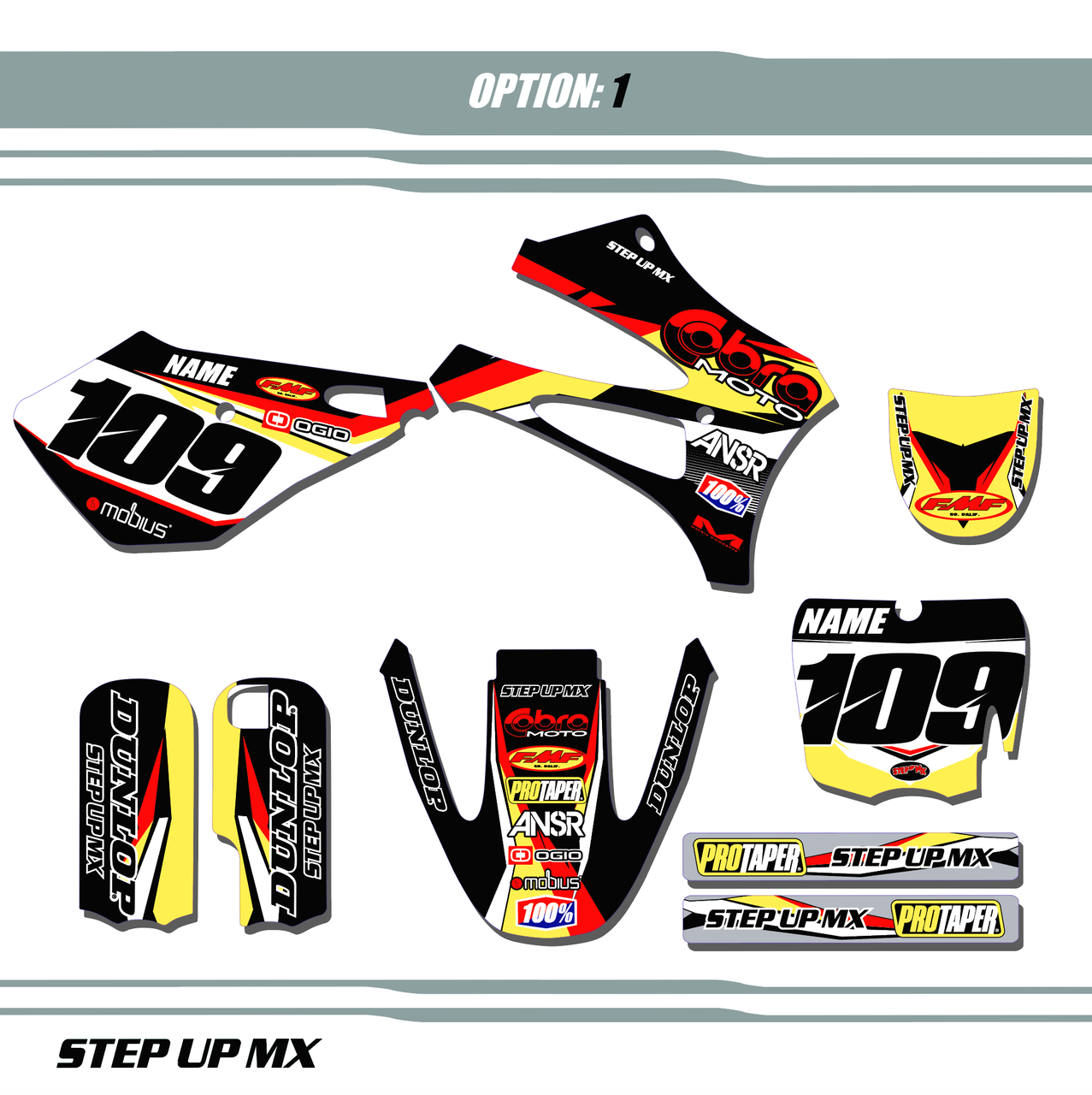 Cobra Dirt Bike Graphics FerisGraphics