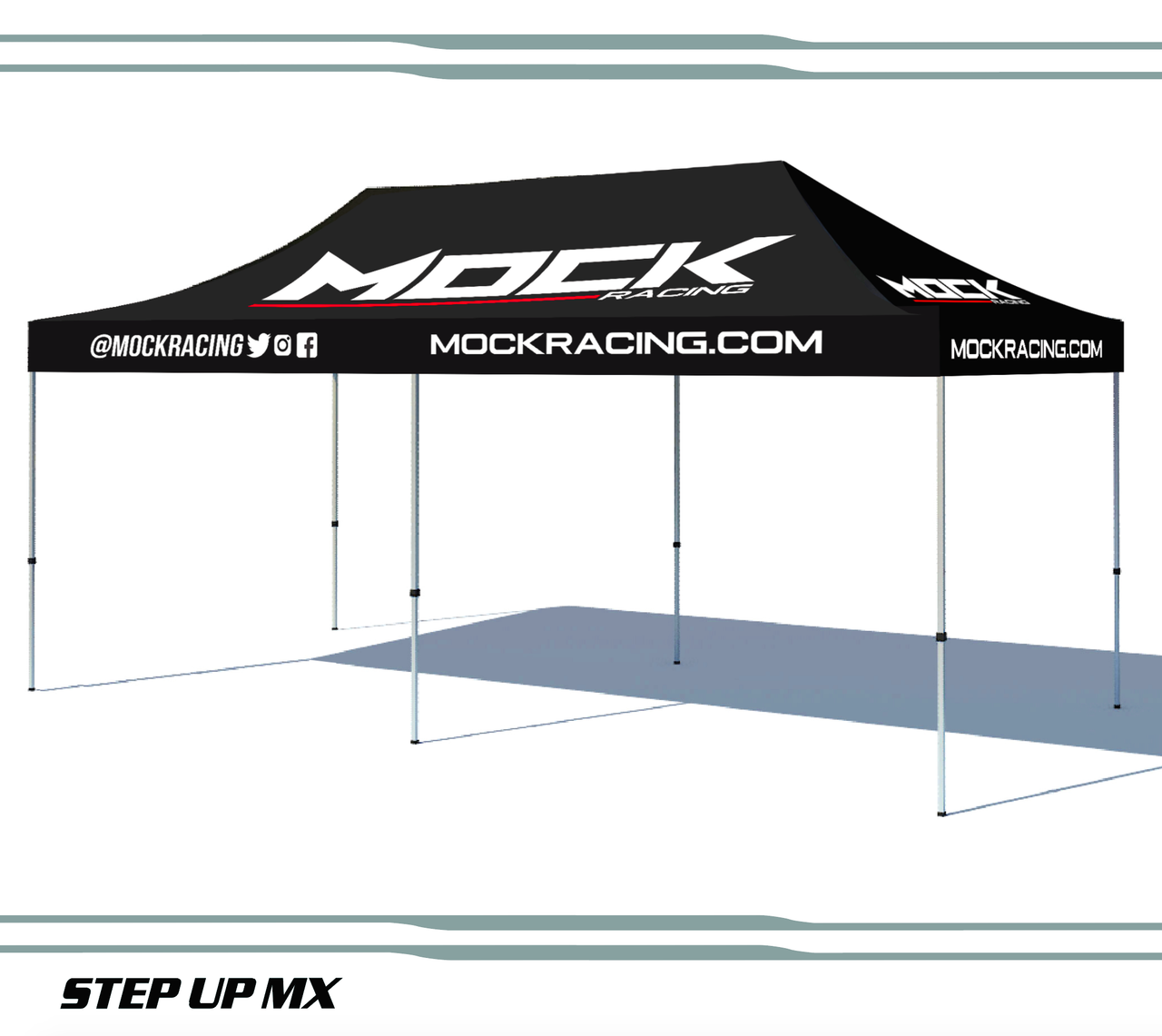 10 X 20 Custom Printed Canopy