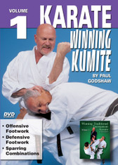 KARATE - WINNING KUMITE  
By Paul Godshaw
Shihan Paul Godshaw, Chief Instructor and Sensei of the Mission Viejo Branch of the “Japan Karate-Do Federation”, has one of the most impressive backgrounds of Karate-do in the United States.Mr. Paul Godshaw started training in 1965 with Sensei Dan Ivan and Sensei Fumio Demura. Under their tutelage, he had earned a Yon-Dan (4th Dan) Black Belt. And, by strict examination of the Masters of the “International Martial Arts Federation” (IMAF), Mr. Godshaw has also been awarded a Hachi-dan (8th Dan Black Belt in Karate-Do).In this Series, he takes us beyond the theory and into the real world of “karate kumite” to teach techniques that have been tried and proven in sport situations. This series represents one of the finest and more comprehensive works ever presented on this subject. 

 VOLUME 1 
Offensive Footwork
Defensive Footwork
Sparring Combinations