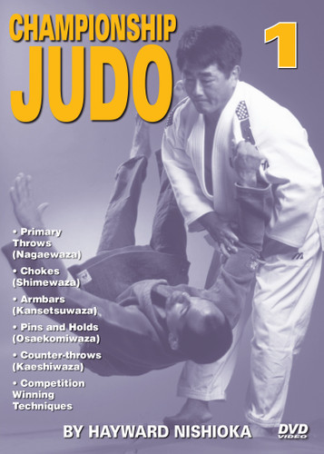 CHAMPIONSHIP JUDO - Volume 1
By Hayward Nishioka

Hayward Nishioka is a legendary Japanese martial artist and “Black Belt Hall of Fame” member, inducted in 1977 as “Judo Instructor of the Year”. 
This world-class champion’s judo career began in the United States and eventually took him to study at the famed Kodokan Judo Institute in Tokyo, Japan. As a martial arts competitor, teacher and lecturer, Sensei Hayward Nishioka has acquired a skill and insight into this art that is respected all over the world. In this original “Ancient Warrior Productions” three-part DVD series, Hayward Nishioka teaches proper breakfalls, 15 of judo’s primary throws (Nagaewaza), grappling skills, chokes (Shimewaza), armbars (Kansetsuwaza), pins and holds (Osaekomiwaza), counter-throws (Kaeshiwaza) and many other winning techniques.

