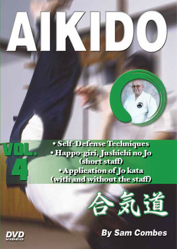 AIKIDO Volume 4
By Sam Combes
In this five-volume traditional martial arts DVD series, Sam Combes sensei—a retired police officer who holds a seventh-dan black belt—teaches aikido kata, self-defense and weapons techniques, which form the cornerstone of this highly effective ancient art. 

Volume 4 includes more self-defense techniques, including chokes and defense against face attacks. Happo giri, jushichi no jo (short staff) kata and application of jo kata (with and without the staff). 