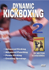 KICK BOXING Volume 2
By Hector Echavarria

Hector Echavarria is a former champion of the “U.S. Karate Association” and the “American Karate Association” and a “Vale Tudo Kickboxing Champion”. In the advanced volumes (2 & 3), Master Echavarria demonstrates combinations of punches and kicks, advanced kick techniques, various defense techniques against kicks from an opponent: trapping opponent's kick, sweeping the opponent's kick, using distance or proximity to opponent as defense against kicks. He also demonstrates how to create openings in the opponent's defense by using fakes, feints, and opponent's expectation of your next move.

Advanced Kicking
Advanced Punching 
Power Kicking
Creating Openings