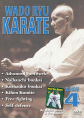 WADO RYU KARATE Volume 4
By Marlon Moore & Ray Hughes
Volume 4 features advanced review, strikes and kicks, advanced footwork and maneuvers, kata (naihanchi and bunkai, kushanku and bunkai), kihon kumite (sparring techniques), free fighting, and self-defense techniques. 