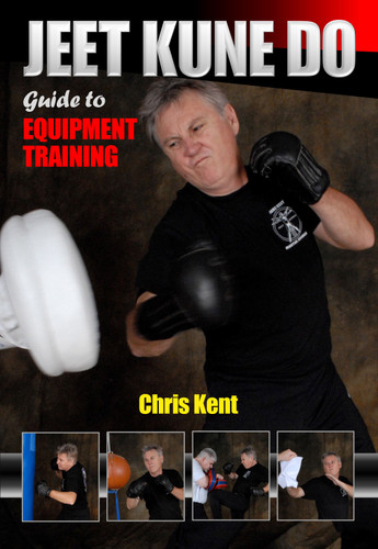 JEET KUNE DO: GUIDE TO EQUIPMENT TRAINING
"MAXIMIZE YOUR FIGHTING SKILLS"
Regardless of what styles or methods of martial arts you train in, "Jeet Kune Do: Guide to Equipment Training" offers comprehensive and cohesive training information that will help you maximize your combat skills and achieve your full potential as a martial artist and fighter. Detailed and progressive instruction on how to use the heavy bag, focus mitts, forearm pad, kicking shield, etc… makes this book the main source of information about the proper use of equipment training. This book will take you to a new level of integration and mastery of your art, regardless of the style, if what you are interested in is real contact power!
