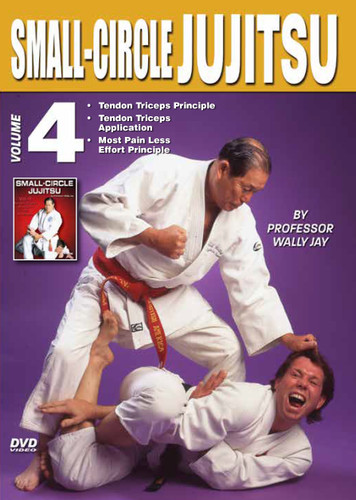 VOLUME 4 includes the principles of learning the tendon triceps and its importance in the application of armbars and armlocks. Learn how to inflict the most pain with the least effort. The “tendon triceps” application revolutionized the world of locking techniques to make all types of armbars more practical and more effective in any self-defense situation. 
