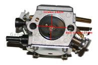 Chainsaw Husqvarna 362 365 371 372 Engine Motor Carburetor Carb