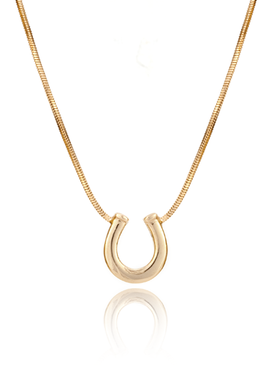 Aristocratic Omega Horseshoe Necklace 44033