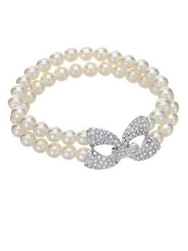 Statement Clasp Pearl Strand Bracelet 70387