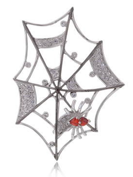 Charlotte's Spider Web Brooch  | Brooches