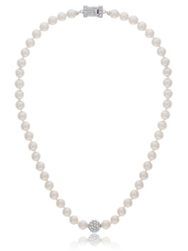 Sabrina's Crystal & Pearl Necklace  | Necklaces