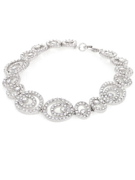 Dakota's Crsytal Oval Chain Bracelet  | Bracelets