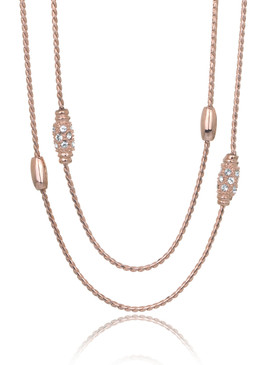 Rae's Long Chain Crystal Necklace 44841