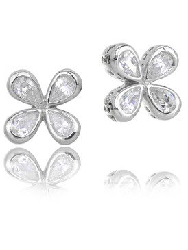 Sasha's Flower CZ Earrings  | Earrings