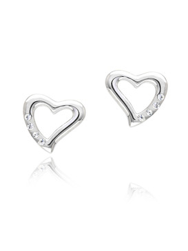 Juliet's Crystal Heart Earrings  | Earrings