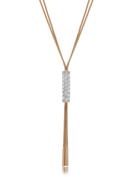 Monique's Crystal Tassel Necklace 44346