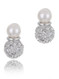 Sarah's Crystal Pearl Drop Earrings  | Earrings