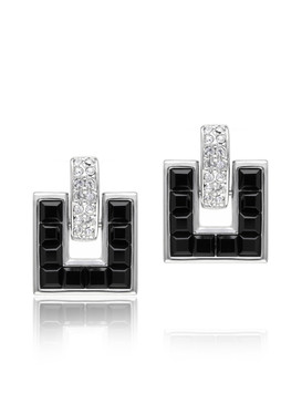 Crystal Square Earrings  | Earrings