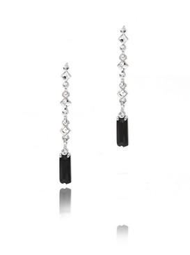 Kimmy's Square Crystal Earrings  | Earrings