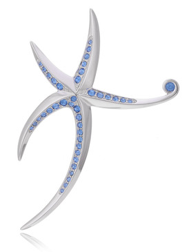 Tahlia's Crystal Starfish Brooch  | Brooches