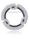 Crystal Wreath Brooch  | Brooches