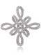 Floral Lucky Knot Crystal Brooch  | Brooches