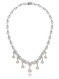 Zana's Flower CZ Pearl Drop Necklace 4 | Necklaces