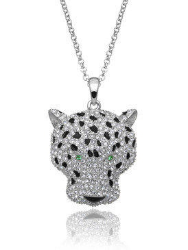 Crystal Cheetah Pendant, Wholesale Fine Fashion Jewelry & Special Occasion Accessories | Shop JGI Jewelry