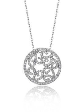 Crystal Floral Pendant, Wholesale Fine Fashion Jewelry & Special Occasion Accessories | Shop JGI Jewelry