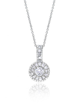 CZ Bridal Pendant, Silver-tone Cubic Zirconia Wedding Accessories & Wholesale Prom Jewelry  | Shop JGI Jewelry