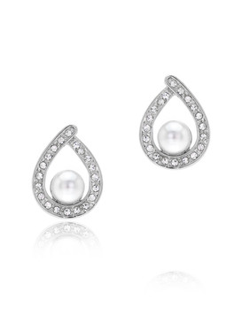 Teardrop Crystal Pearl Earrings, Special Occasion Accesories & Wholesale Fine Fashion Jewelry | Shop JGI Jewelry