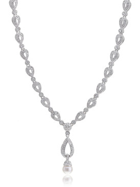 Crystal Pearl Necklace, Wholesale Bridal Jewelry & Special Occasion Accessories | Shop JGI Jewelry