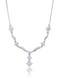 Floral CZ Necklace, Cubic Zirconia Bridal Jewelry & Wholesale Wedding Accessories | Shop JGI Jewelry