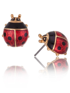 Ladybug Earrings, Gold Plated Accessories  & Wholesale Fashion Jewelry  | Shop JGI Jewelry