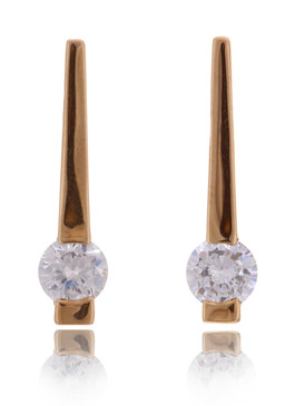 Wholesale CZ Earring, 32038