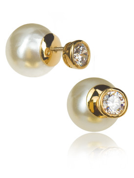 Latest Trend Pearl Earring With Cubic Zirconia | JGI Jewelry