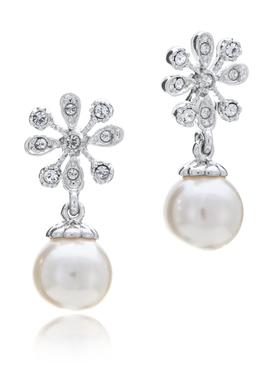 Snow Flake with Pearl Drop | 430328
