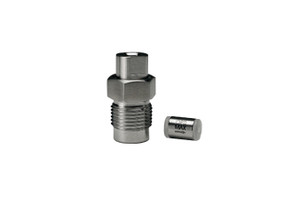 OPTI-MAX® Inlet Check Valve, 1/8" Ceramic, SS Cartridge, Varian 2010