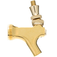 Beer Tap Faucet - 304 Stainless Steel - Gold Plated w/ Brass Lever