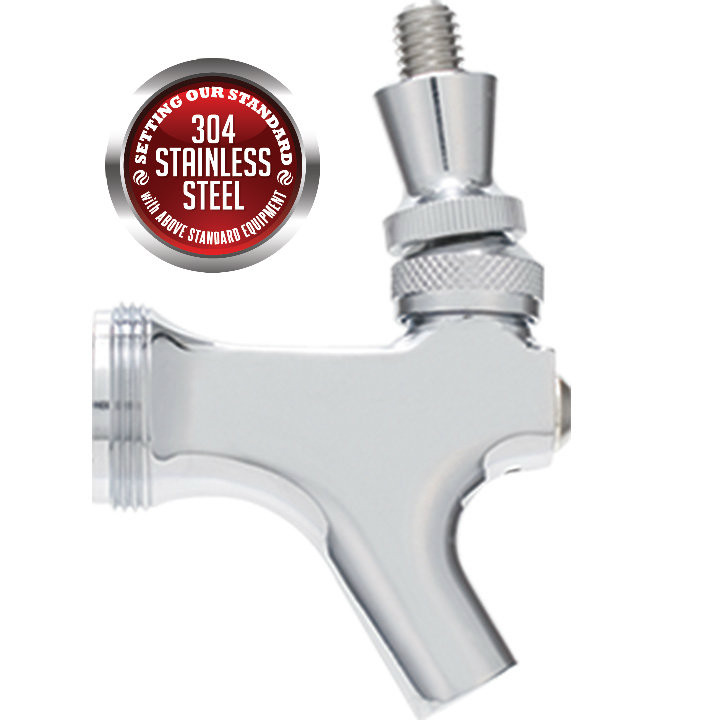 Fast Reduce Beer Foam Turbo Tap Faucet Polishing 304 Stainless Steel 